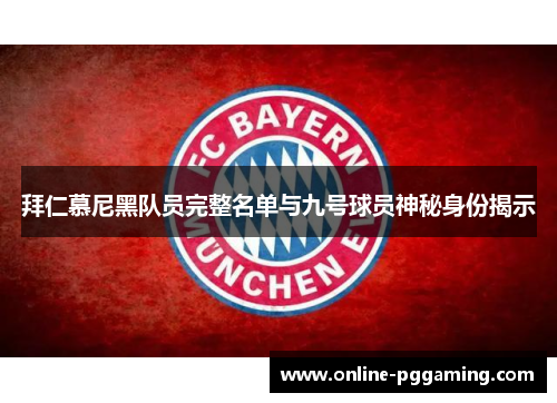 拜仁慕尼黑队员完整名单与九号球员神秘身份揭示